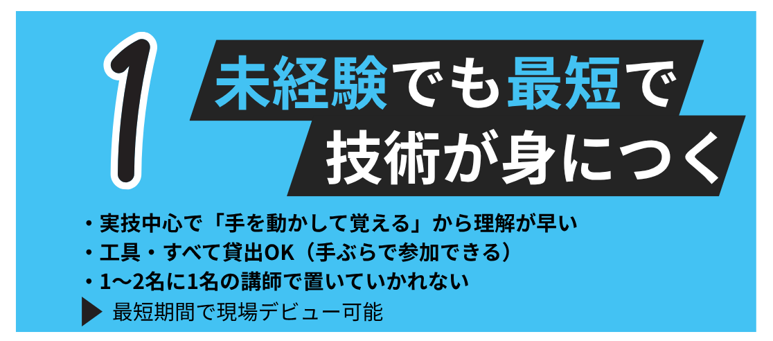 住設をチェンジ! 学校|住設アカデミーはゼロからプロを目指す学校です